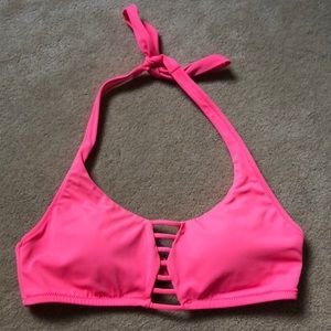 VS PINK- neon pink bikini top!!!
